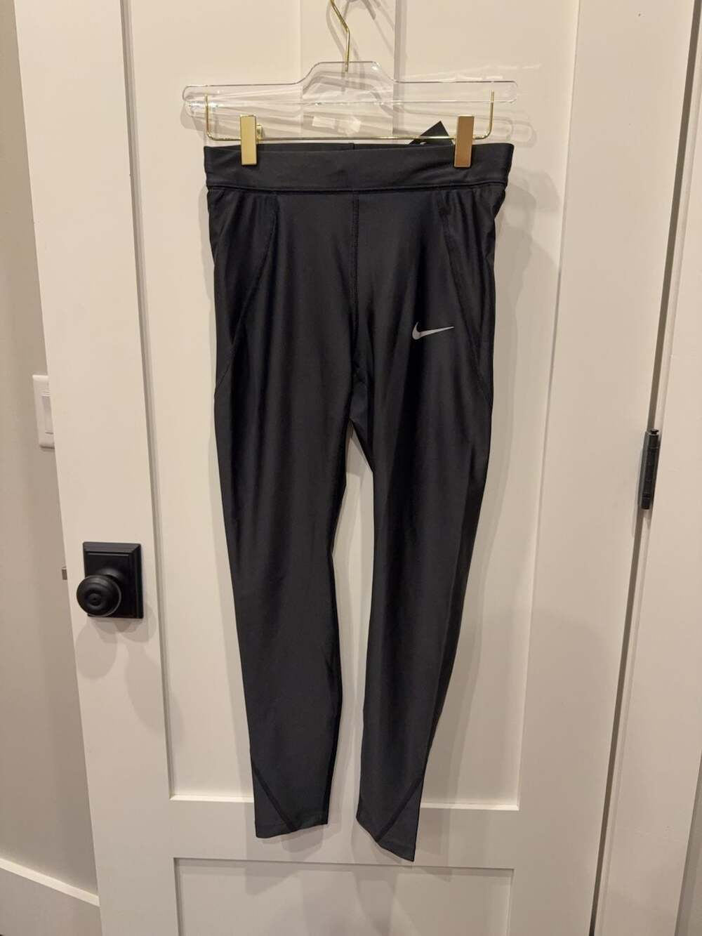 Nike Women's Speed 7/8 Running Tights Black Size Small NWT